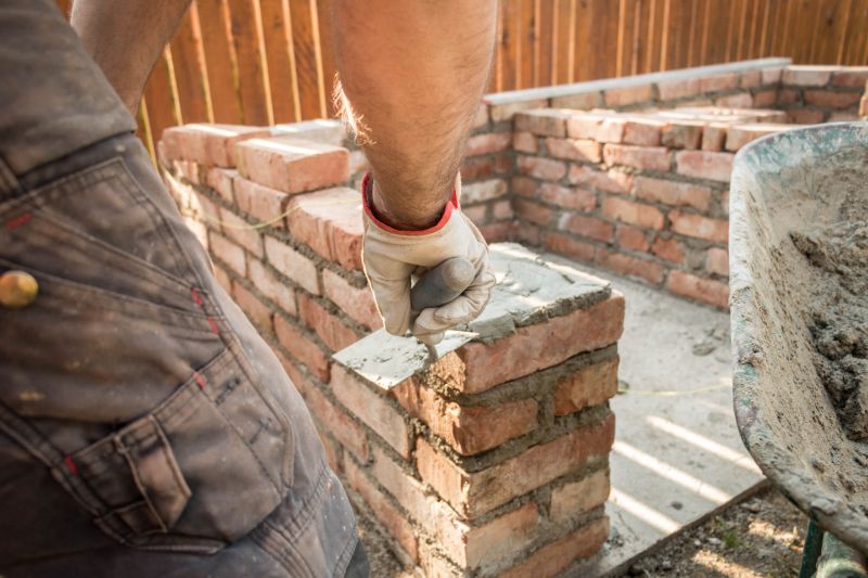 Brick Pillar Installation in Medina, OH